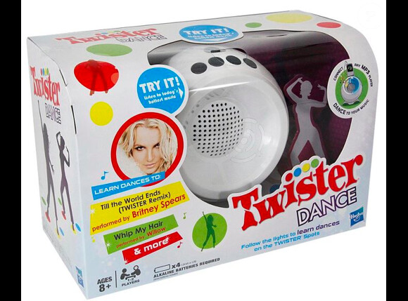 Britney Spears s'associe à Twister Dance, jouet de la marque Hasbro.