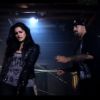 Laetitia Larusso dans son clip Untouchable en featuring avec B-Real, janvier 2012.