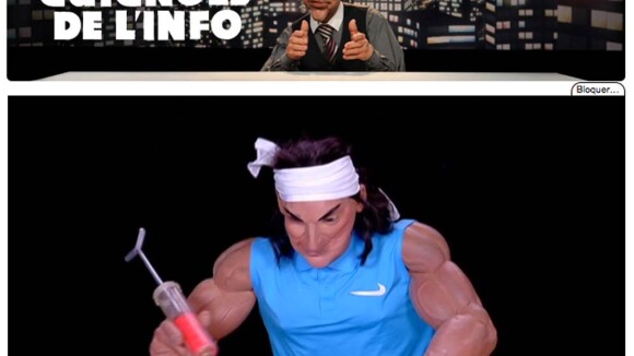 Rafael Nadal, le plein de dopage chez les Guignols de l'info : Canal+ récidive