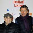 Jean Benguigui et Antoine de Caunes lors du 14ème Festival de Luchon, le 9 février 2012