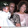 Whitney Houston, Bobby Brown et leur fille, le 13 octobre 1997.