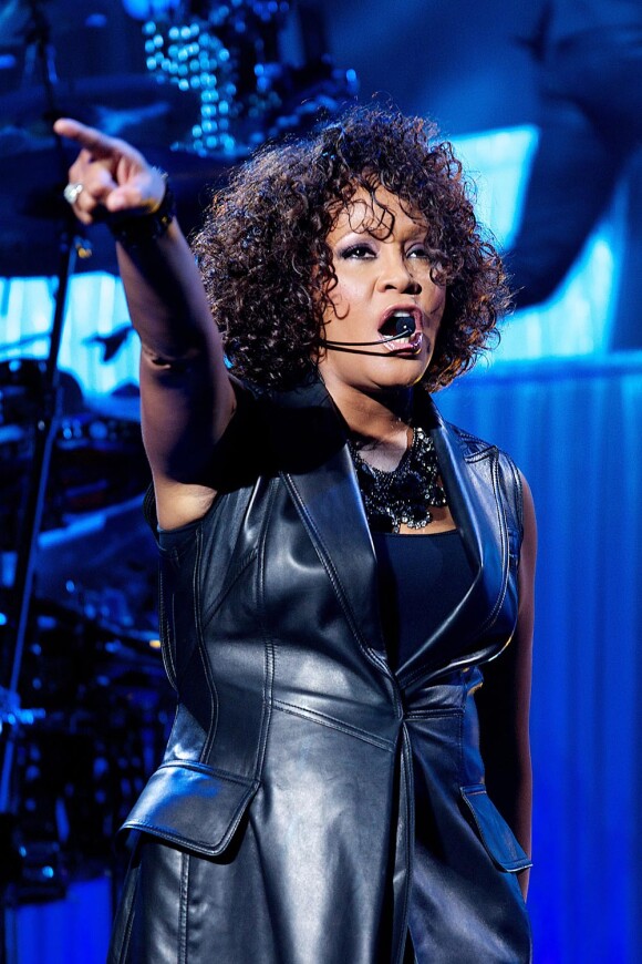 Whitney Houston sur scène à Berlin en mai 2010
