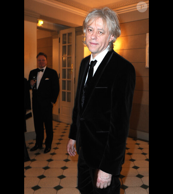 Bob Geldof lors du gala Cinema for Peace, dans le cadre du festival de Berlin, le 13 février 2012