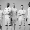 Le nouveau maillot de l'Equipe de France présenté par Mamadou Sakho, Marvin Martin, Yann M'Vila, Karim Benzema et Yohan Cabaye