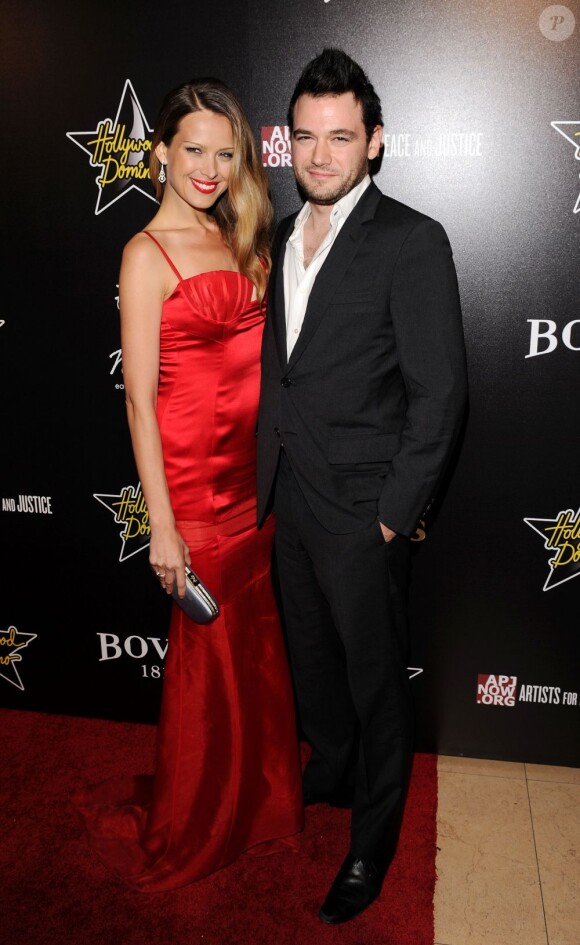 Petra Nemcova et son ami à la soirée Hollywood Domino Gala le 23 février 2012