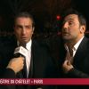 Jean Dujardin et Gilles Lellouche arrivent à la cérémonie des César, le 24 février 2012.