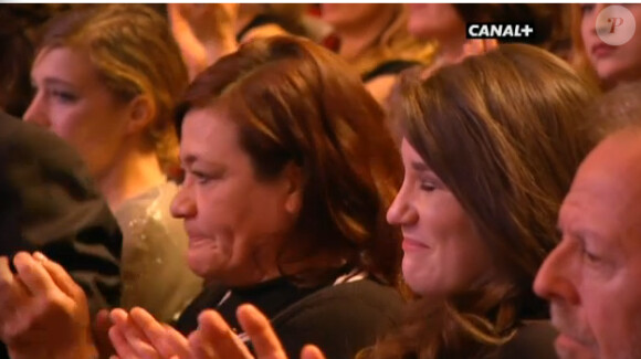 La fille d'Annie Girardot, Giulia, et sa petite-fille Lola sont présentes aux César pour applaudir l'hommage à l'immense actrice - 24 février 2012