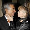 Arielle Dombasle et son mari Bernard-Henri Lévy pour le spectacle Diva Latina, au Théâtre du Châtelet, à Paris, le 27 janvier 2012.