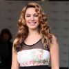 Kelly Brook lors de l'ouverture d'une nouvelle boutique New Look en Ecosse le 24 février 2012