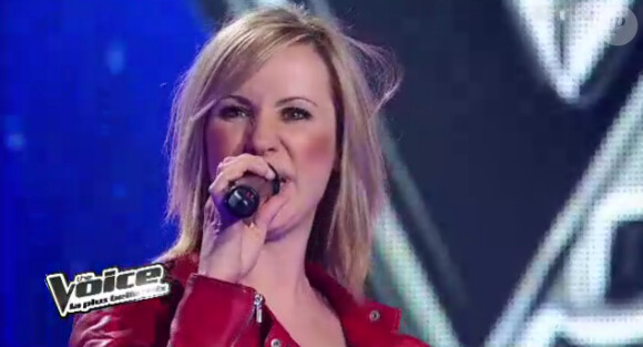 Blandine dans The Voice, samedi 25 février 2012 sur TF1
