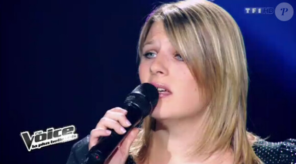 Julie dans The Voice, samedi 25 février 2012 sur TF1
