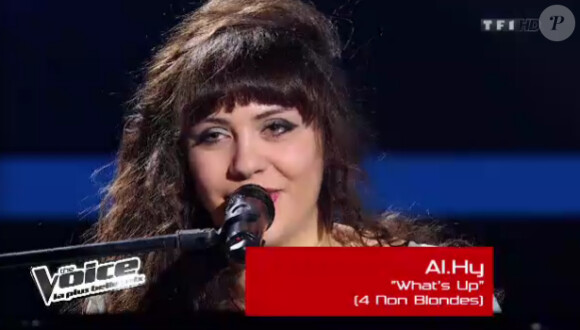 Al.Hy dans The Voice, samedi 25 février 2012 sur TF1