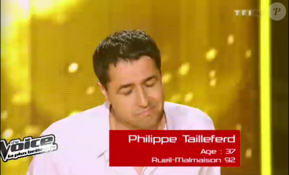 Prestation de Philippe dans The Voice, samedi 25 février 2012 sur TF1