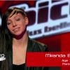 Prestation de Miranda dans The Voice, samedi 25 février 2012 sur TF1