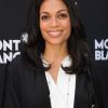 Rosario Dawson lors de l'événement pré-Oscars Montblanc pour la collection Princesse Grace de Monaco.
La maison de joaillerie Montblanc, en présence du prince Albert et la princesse Charlene de Monaco,  dévoilait à Berverly Hills le 25 février 2012 sa collection Princesse Grace de Monaco.