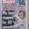 Amanda Holden fait la Une du nouveau Sun on Sunday le 26 février 2012
