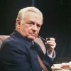 Pierre Dumayet (à gauche), lors de l'émission Libre échange en décembre 1987