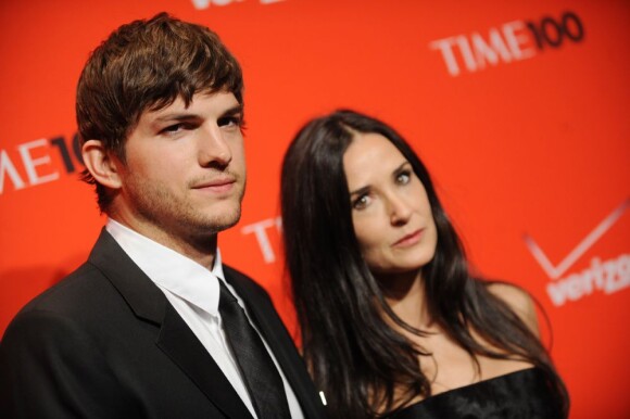 Demi Moore et Ashton Kutcher en mai 2010 à New York