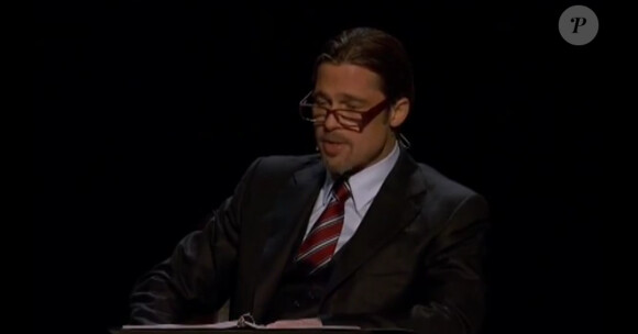Brad Pitt dans la 8 Play, le samedi 3 mars 2012.