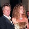 Rod Stewart et Rachel Hunter à Los Angeles, le 26 octobre 1998.