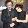 Tim Burton et Helena Bonham Carter au vernissage de l'exposition Tim Burton à la Cinémathèque française, à Paris le 5 mars 2012.