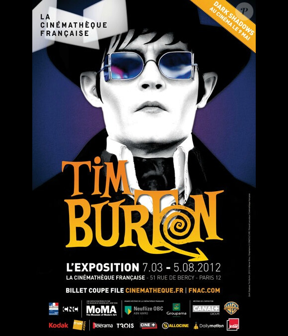 L'exposition Tim Burton, du 7 mars au 5 août.
