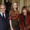 Diego della Valle, Nicole Kidman et Anna Wintour lors de la soirée Tod's à Paris