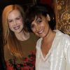 Nicole Kidman et Inès de la Fressange lors de la soirée Tod's à Paris