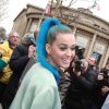 Katy Perry à l'occasion du défilé Miu Miu à Paris le 7 mars 2012