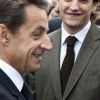 Jean Sarkozy aux côtés de son père Nicolas