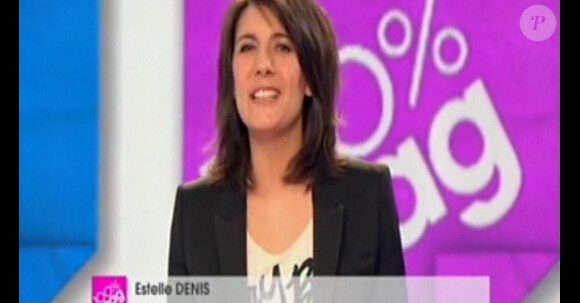 Estelle Denis présente 100% Mag le jeudi 8 mars 2012 sur M6