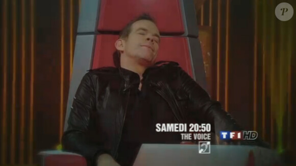 Garou dans la bande-annonce de The Voice, diffusée samedi 10 mars 2012 sur TF1