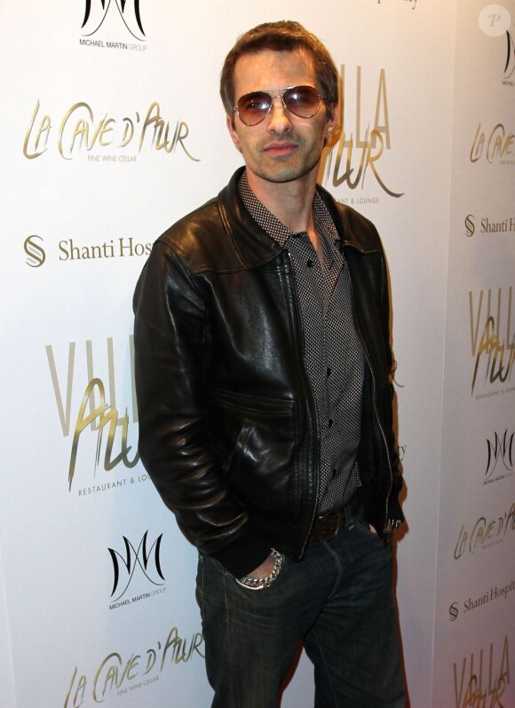 Olivier Martinez lors de l'inauguration de son restaurant baptisé Villa Azur, à Miami. 8 mars 2012