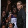 Brad Pitt visite un quartier de la Nouvelle-Orléans, le 9 mars 2012.