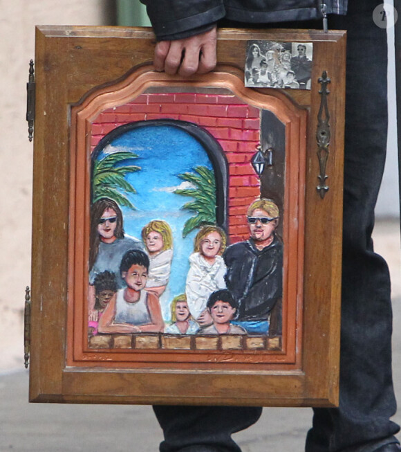 Un fan s'est amusé à peindre la famille de Brad Pitt et Angelina Jolie.