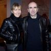 Philippe Harel et son épouse Sylvie Bourgeois à la soirée de remise du Prix Théâtre de la Fondation Diane & Lucien Barrière, au Théâtre au Rond-Point, à Paris, le mardi 13 mars 2012.