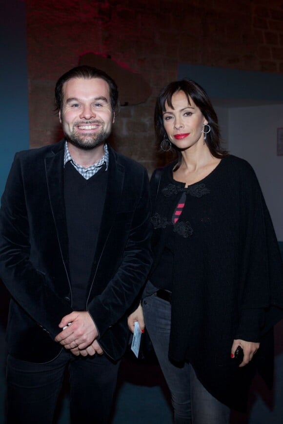 Ladislas Chollat et Mathilda May à la soirée de remise du Prix Théâtre de la Fondation Diane & Lucien Barrière, au Théâtre au Rond-Point, à Paris, le mardi 13 mars 2012.