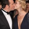 Alexandra Lamy et Jean Dujardin amoureux aux Oscars le 26 février à Los Angeles