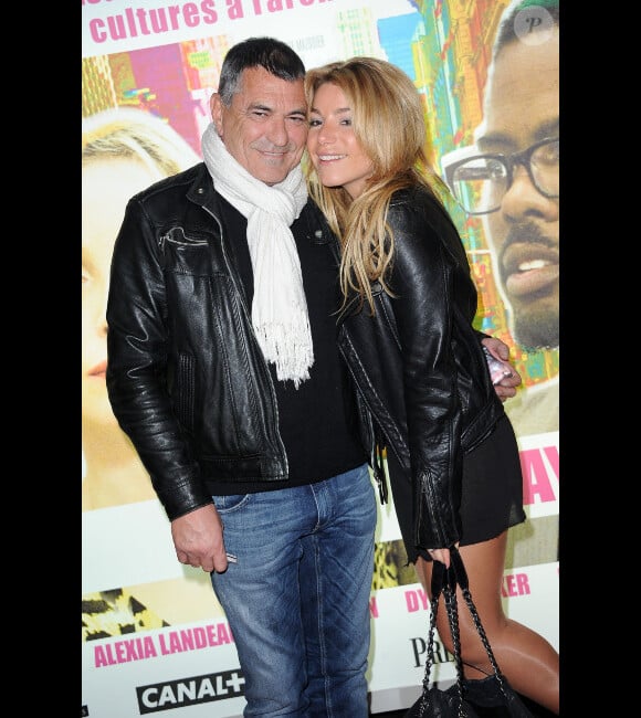 Jean-Marie Bigard et sa femme Lola Marois à l'avant-première de 2 days in New York à Paris, le 19 mars 2012.