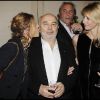 Virginie Couperie-Eiffel, Gérard Jugnot et Sarah Lavoine pour la remise des prix des "Trois Coups de l'Angélus", lors d'un dîner à l'Hôtel Bristol à Paris le 19 mars 2012
 