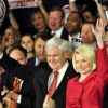 Newt Gingrich et son épouse, en campagne. Mars 2012