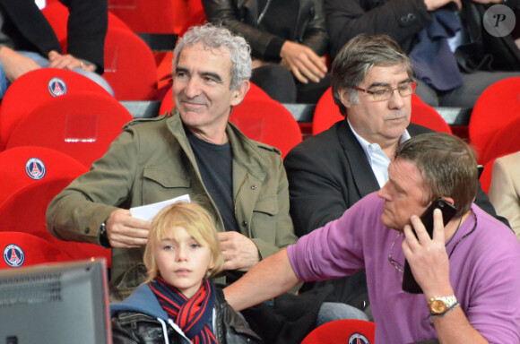 Raymond Domenech le 21 mars 2012 à Paris au Parc des Princes