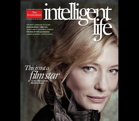 Cate Blanchett, au naturel sur la couverture du magazine Intelligent Life.