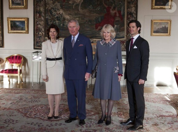 En mars 2012, le prince Charles et Camilla Parker Bowles effectuaient une  tournée officielle en Scandinavie, en représentation de la reine  Elizabeth II, dans le cadre de son jubilé de diamant.