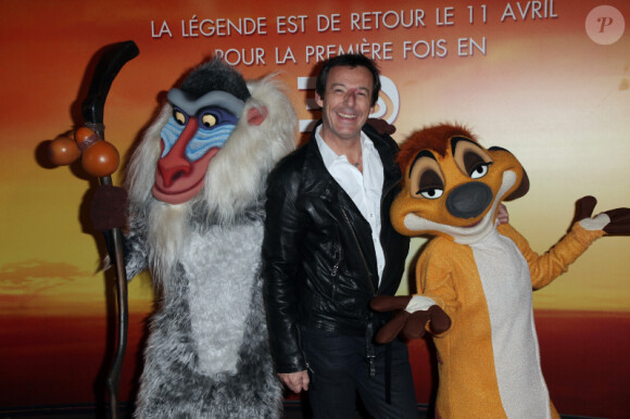 Jean-Luc Reichmann lors de l'avant-première du Roi Lion en 3D au Gaumont Champs-Élysées, le 24 mars 2012