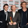 Daniel Brühl, Ron Howard et Chris Hemsworth lors de la soirée Jameson Empire Awards à Londres le 25 mars 2012