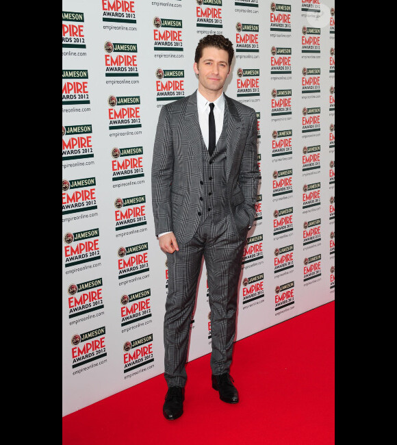 Matthew Morrison lors de la soirée Jameson Empire Awards à Londres le 25 mars 2012