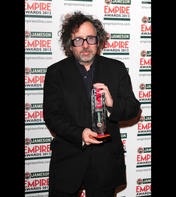 Tim Burton lors de la soirée Jameson Empire Awards à Londres le 25 mars 2012