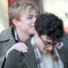 Daniel Radcliffe et Dane DeHaan sur le tournage à New York en mars 2012 du film Kill Your Darlings