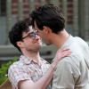 Daniel Radcliffe et Jack Huston sur le tournage à New York en mars 2012 du film Kill Your Darlings